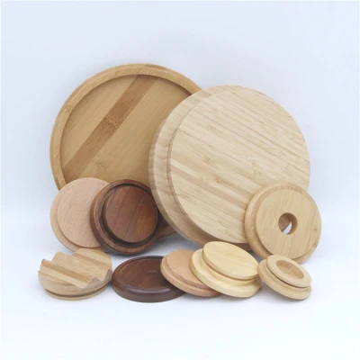 20 mm Deckel aus Bio-Buche, Babyholz, zertifiziertes Holzmaterial, Laser-Armband, Geschenk, DIY-Halskette, individueller Druck, Spielzeug-Logo