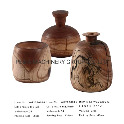 100 % natürlicher, dekorativer Naturholzständer, Pflanzentisch, Blumenvase für Zuhause