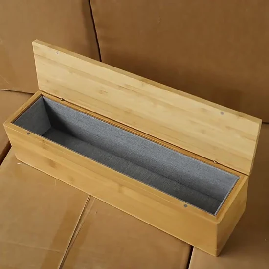 Maßgeschneiderte hochwertige Retro-Parfüm-Displaybox aus Holz